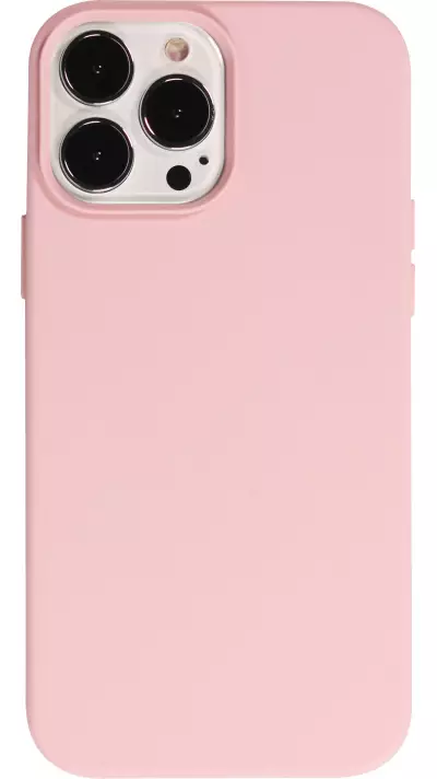 Coque iPhone 13 Pro - Soft Touch - Rose clair