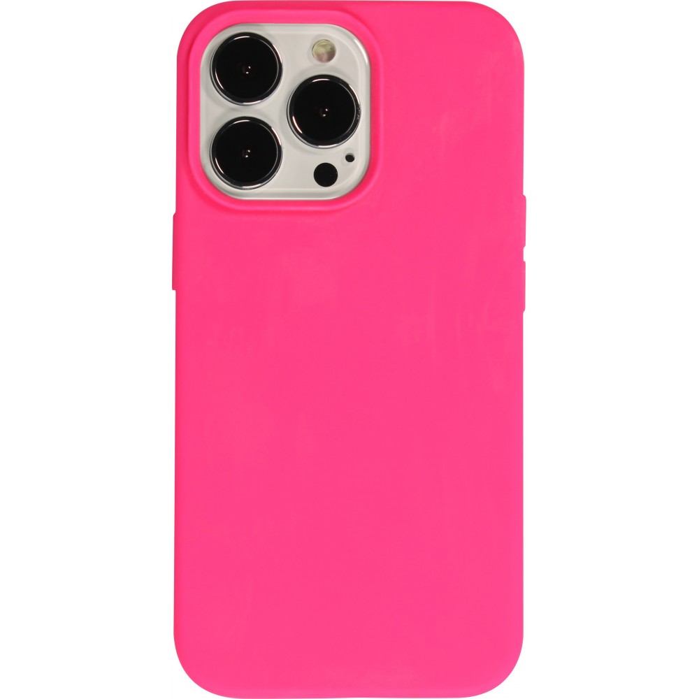 Coque iPhone 13 Pro Max - Soft Touch - Rose foncé