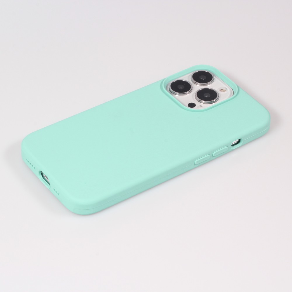Coque iPhone 13 Pro - Soft Touch - Turquoise