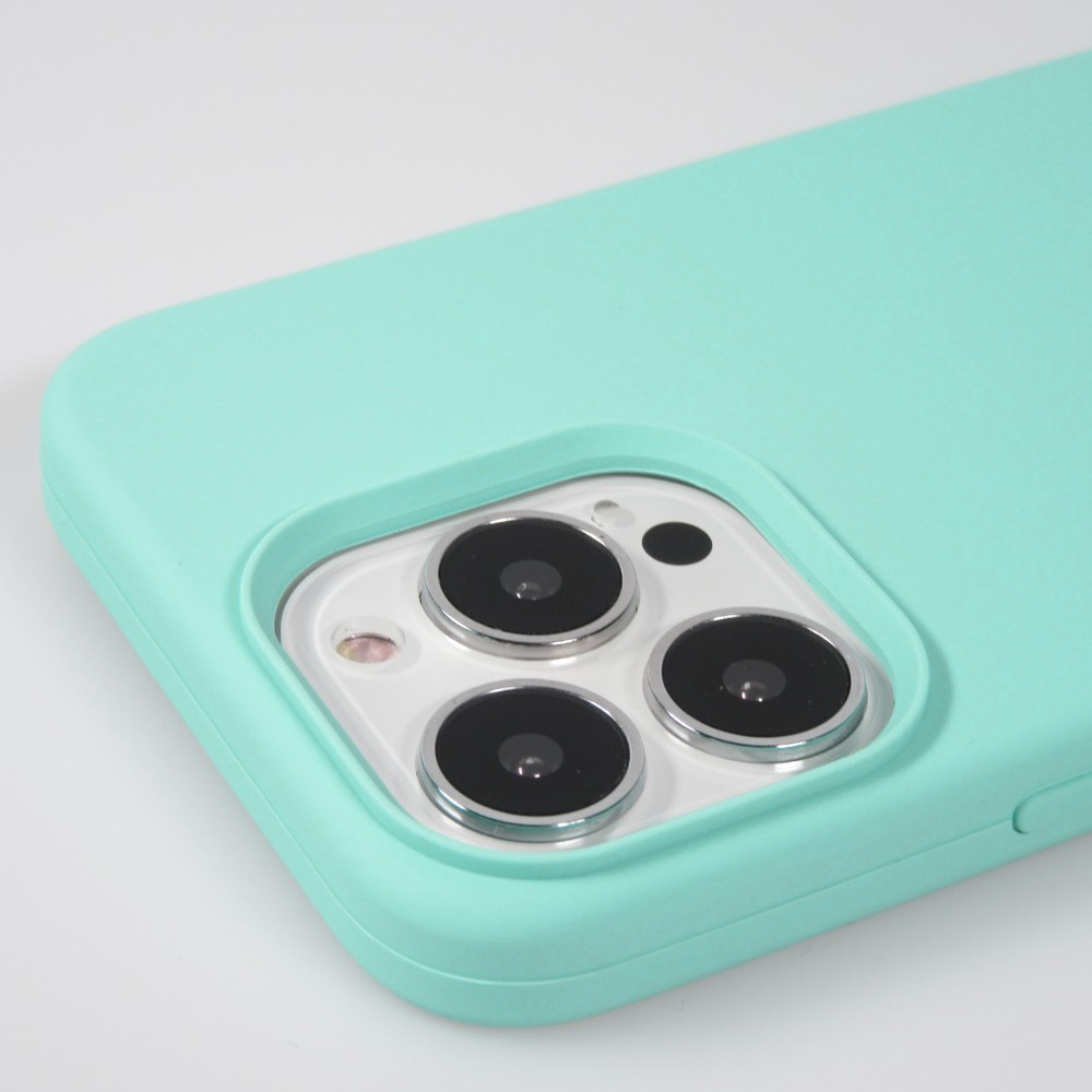 Coque iPhone 13 Pro - Soft Touch - Turquoise