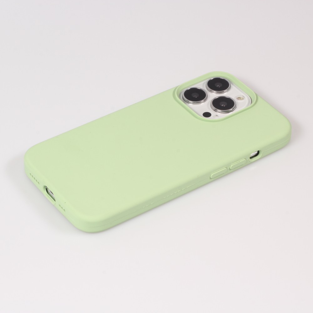 Coque iPhone 13 Pro - Soft Touch - Vert clair