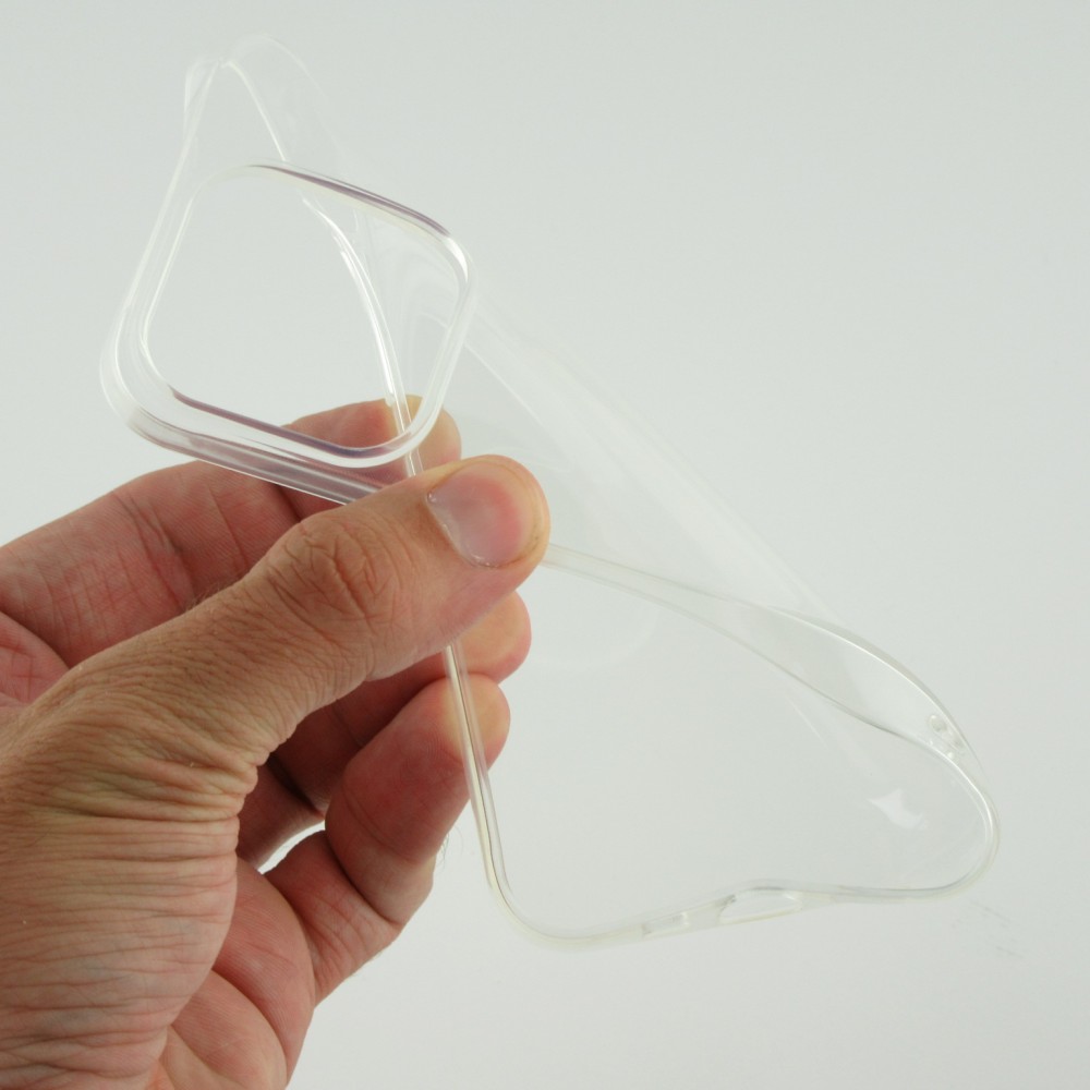 iPhone 13 Pro Case Hülle - Ultra-thin Gummi Transparent 0.8 mm Gel-Silikon Superdünn und flexibel