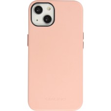 iPhone 13 Case Hülle - Qialino Echtleder (MagSafe kompatibel) - Rosa