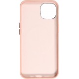 Coque iPhone 13 - Qialino cuir véritable (compatible MagSafe) - Rose