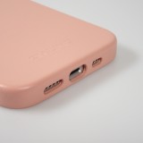 iPhone 13 Case Hülle - Qialino Echtleder (MagSafe kompatibel) - Rosa