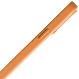Coque iPhone 13 - Qialino cuir véritable (compatible MagSafe) - Orange