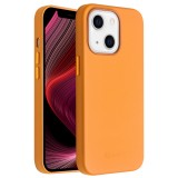 iPhone 13 Case Hülle - Qialino Echtleder (MagSafe kompatibel) - Orange