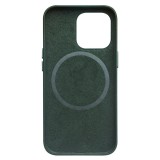 iPhone 13 Case Hülle - Qialino Echtleder (MagSafe kompatibel) grün