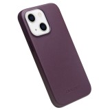 Coque iPhone 13 - Qialino cuir véritable (compatible MagSafe) - Violet