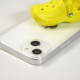 Coque iPhone 13 - Sandale 3D Flip-Flop Crocs - Transparent