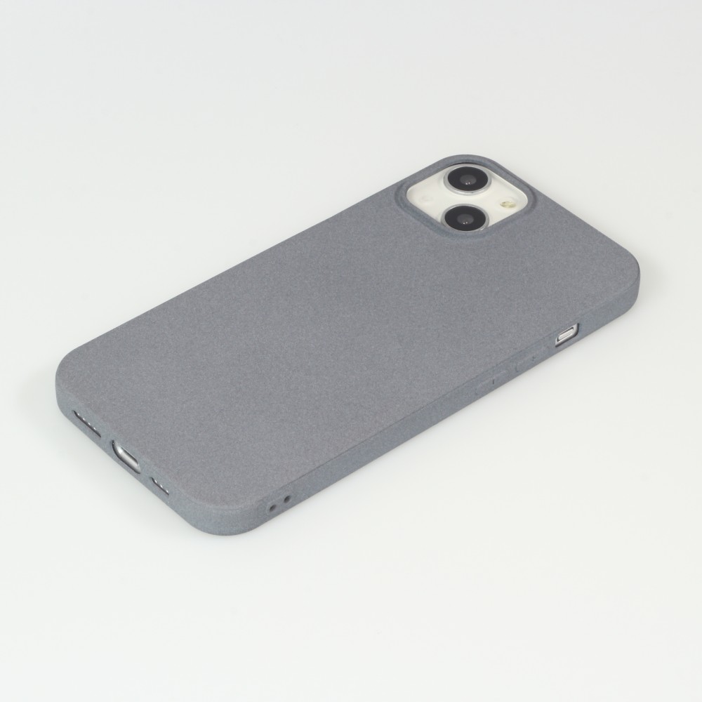 Coque iPhone 13 - Silicone Mat Rude - Gris