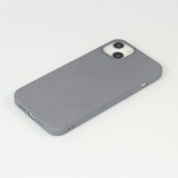 iPhone 13 Case Hülle - Silikon Mat Rau - Grau