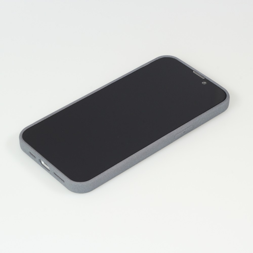 iPhone 13 Pro Max Case Hülle - Silikon Mat Rau - Grau