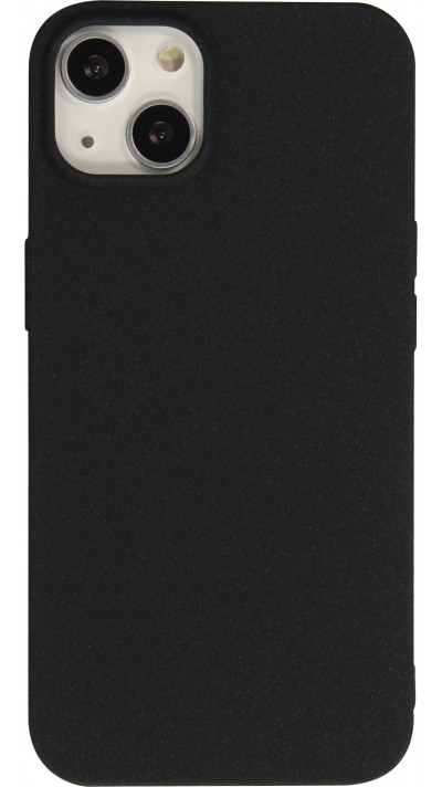 Coque iPhone 13 - Silicone Mat Rude - Noir