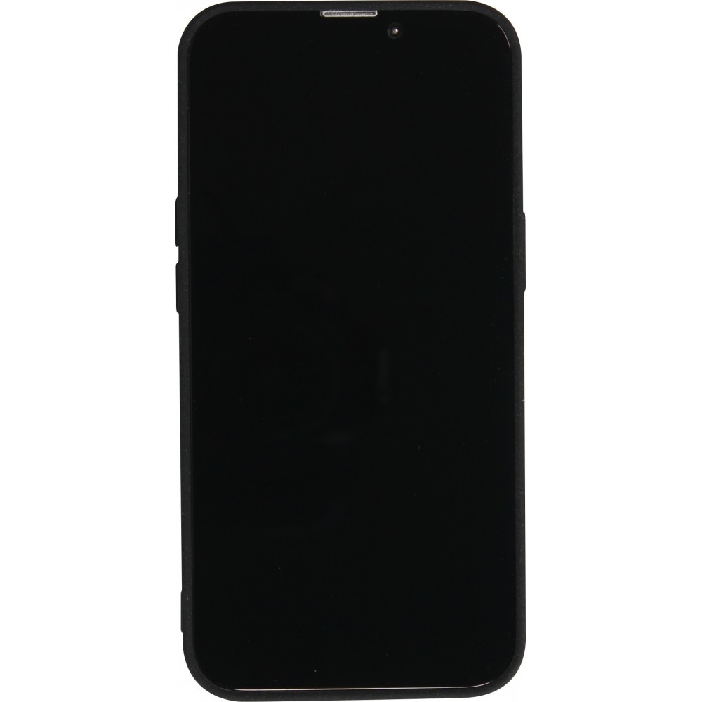Coque iPhone 13 - Silicone Mat Rude - Noir