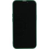 iPhone 13 Case Hülle - Silikon Mat Rau - Dunkelgrün