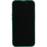 Hülle iPhone 13 mini - Silikon Mat Rau - Dunkelgrün