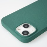 iPhone 13 Case Hülle - Silikon Mat Rau - Dunkelgrün