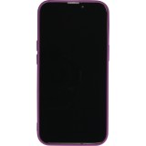 Hülle iPhone 13 - Silikon Mat Rau - Violett