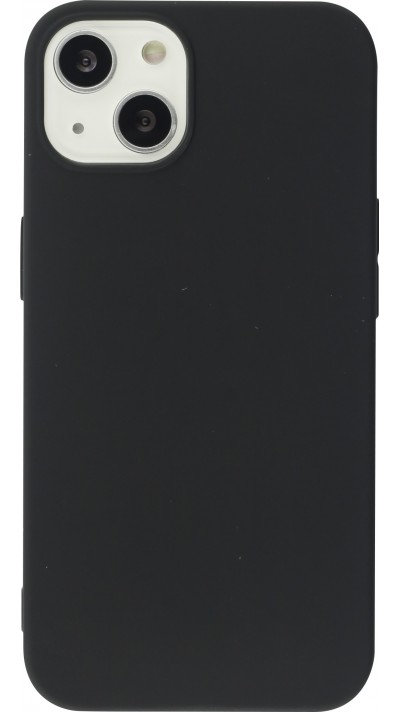 Hülle iPhone 13 mini - Silkon Mat - Schwarz