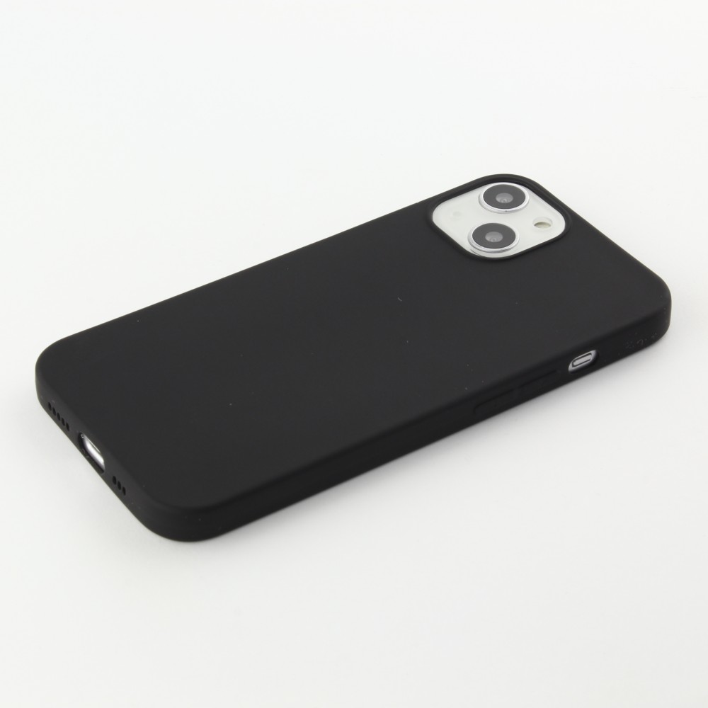 Coque iPhone 13 mini - Silicone Mat - Noir