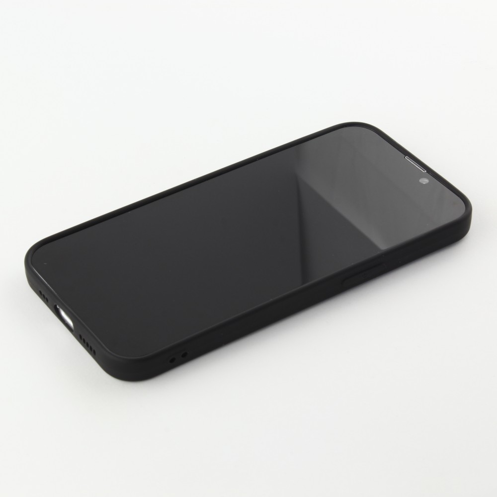 Coque iPhone 13 mini - Silicone Mat - Noir