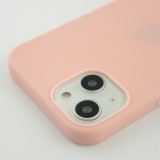 iPhone 13 Case Hülle - Silkon Mat hell- Rosa