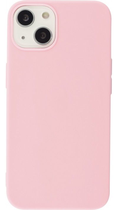 Coque iPhone 13 - Silicone Mat - Rose foncé