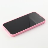 Coque iPhone 13 mini - Silicone Mat - Rose foncé