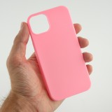 Coque iPhone 13 - Silicone Mat - Rose foncé