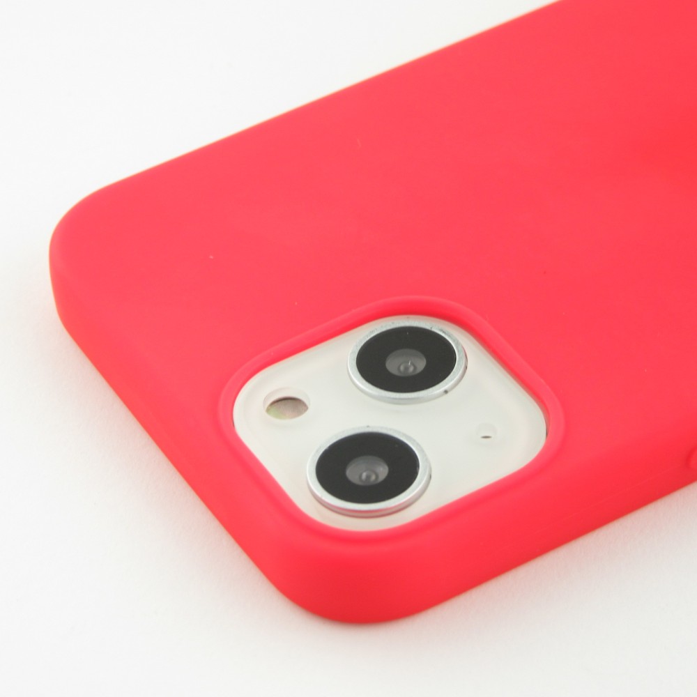 Coque iPhone 13 - Silicone Mat - Rouge