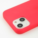 iPhone 13 Case Hülle - Silikon Mat  - Rot