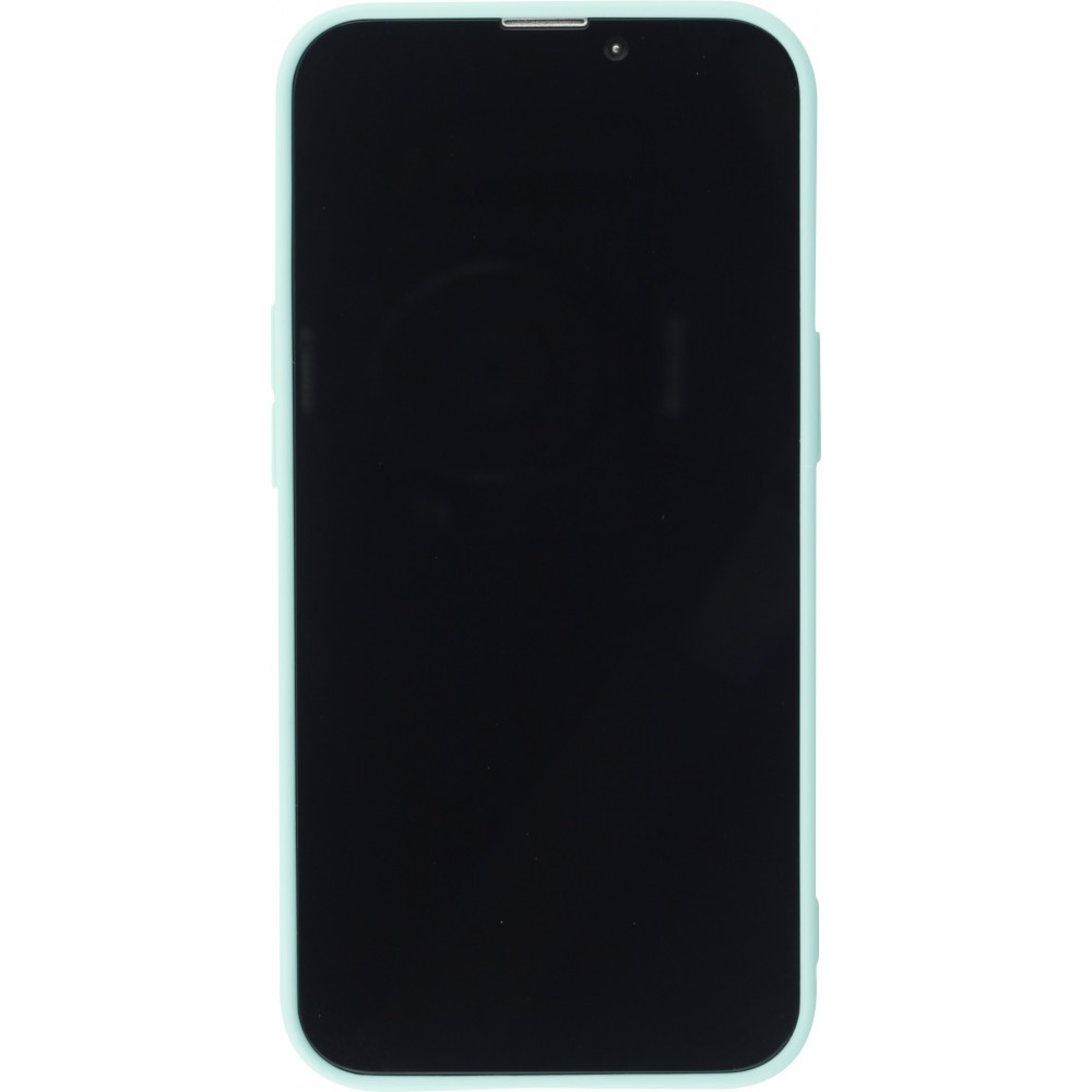 Coque iPhone 13 - Silicone Mat - Turquoise
