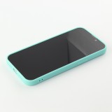 Coque iPhone 13 - Silicone Mat - Turquoise