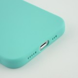 iPhone 13 Case Hülle - Silikon Mat - Türkis