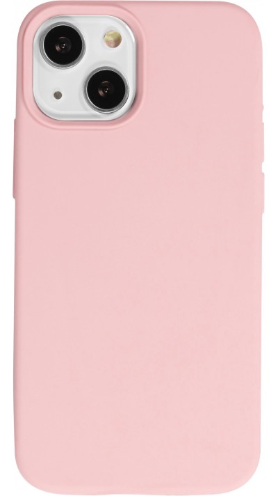 Coque iPhone 13 - Soft Touch - Rose clair