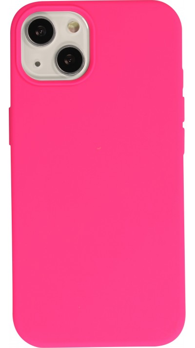 Coque iPhone 13 - Soft Touch - Rose foncé