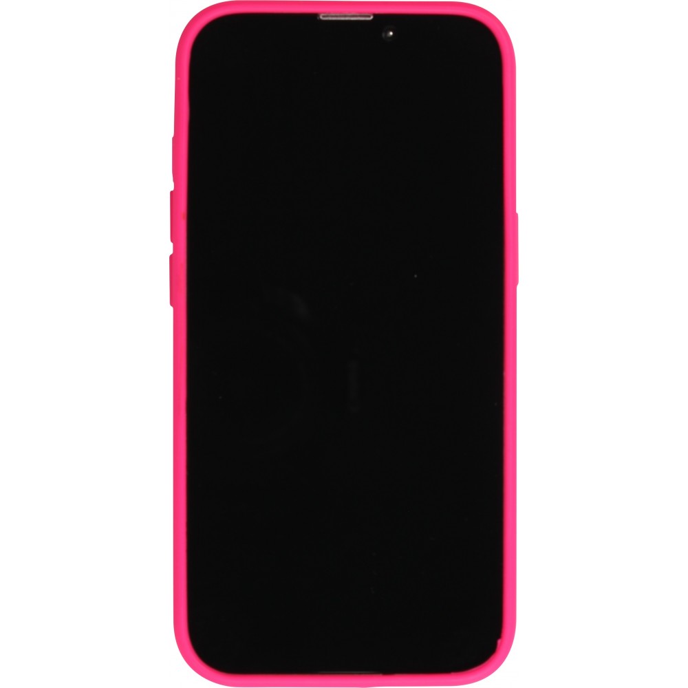 Coque iPhone 13 - Soft Touch - Rose foncé