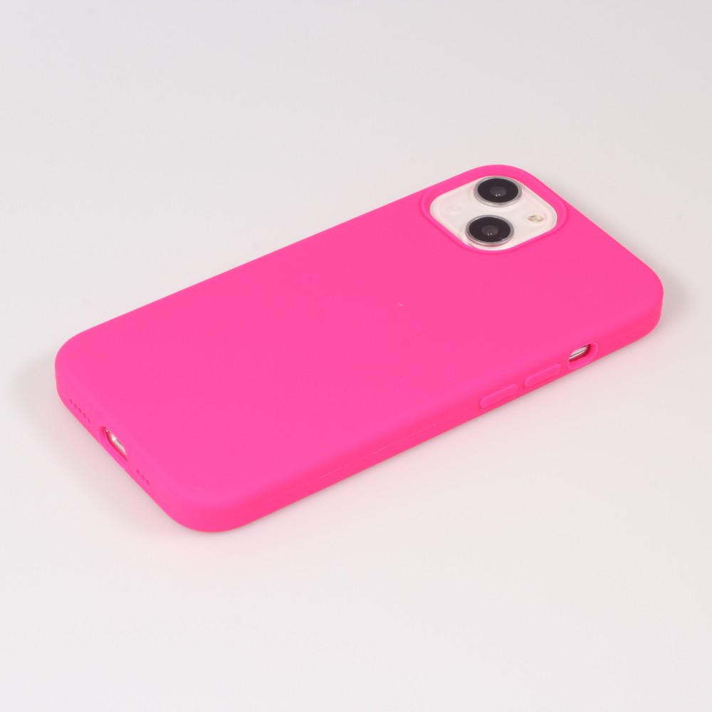 Coque iPhone 13 - Soft Touch - Rose foncé