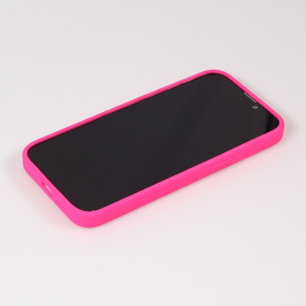 Coque iPhone 13 - Soft Touch - Rose foncé