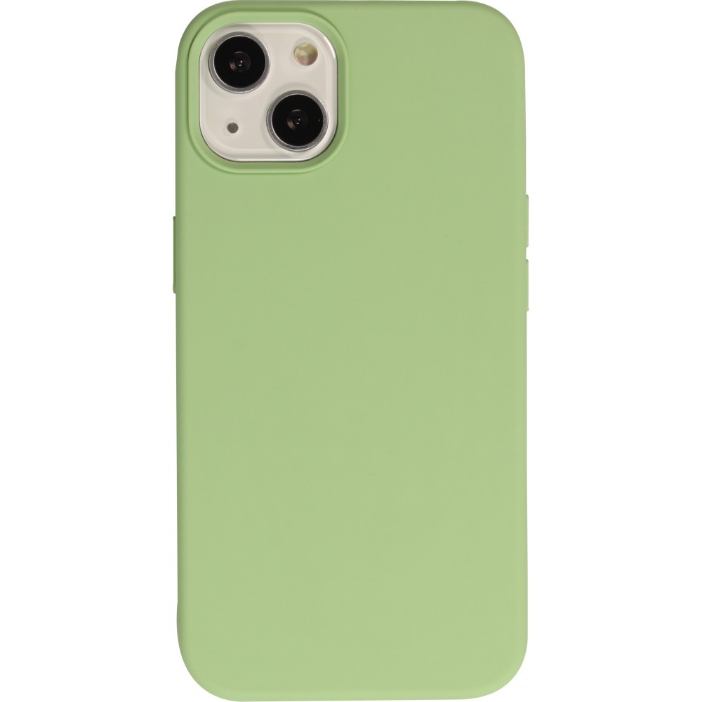 Coque iPhone 13 - Soft Touch - Vert clair