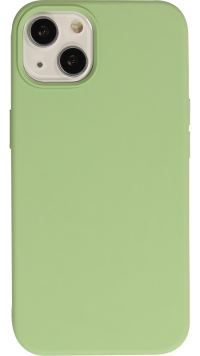 Coque iPhone 13 mini - Soft Touch - Vert clair
