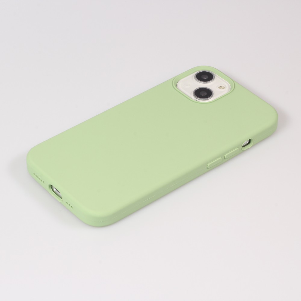 Coque iPhone 13 - Soft Touch - Vert clair