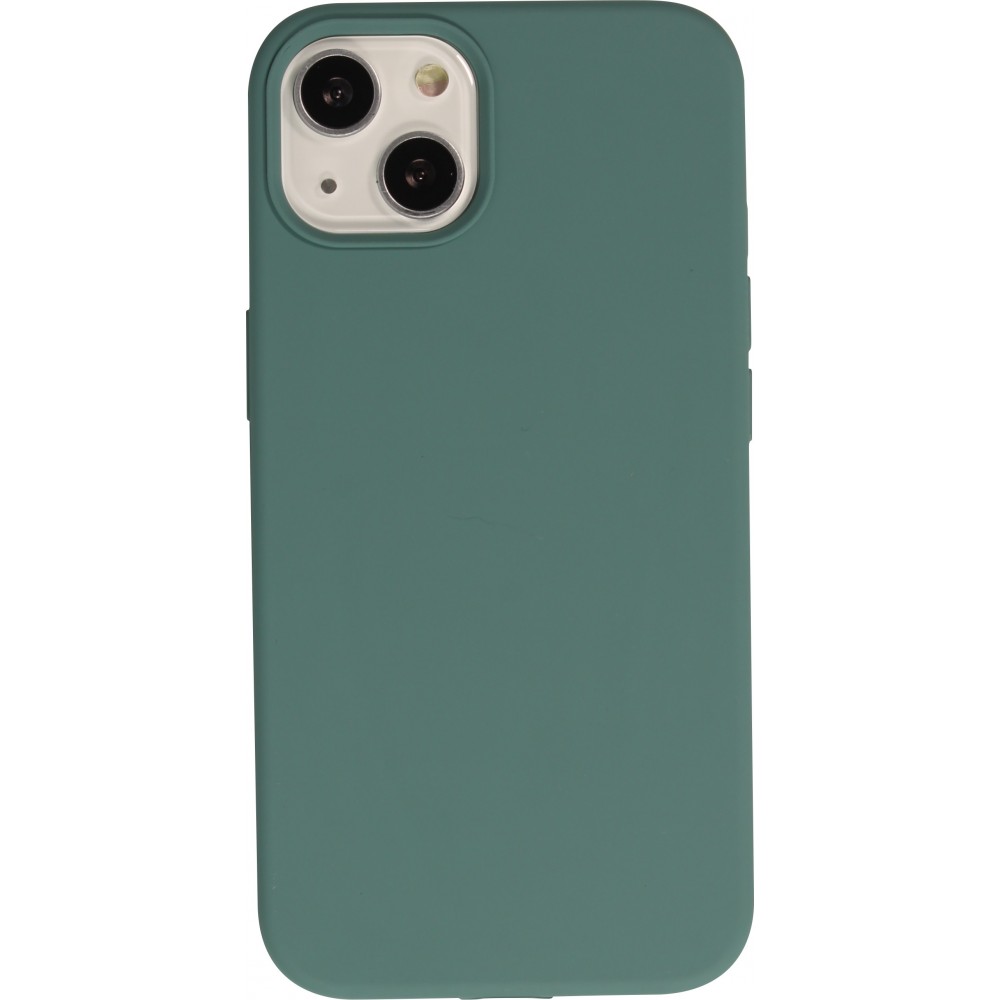 Coque iPhone 13 mini - Soft Touch - Vert foncé