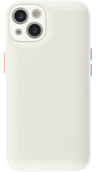 Coque iPhone 13 mini - Squeeze Jelly - Blanc