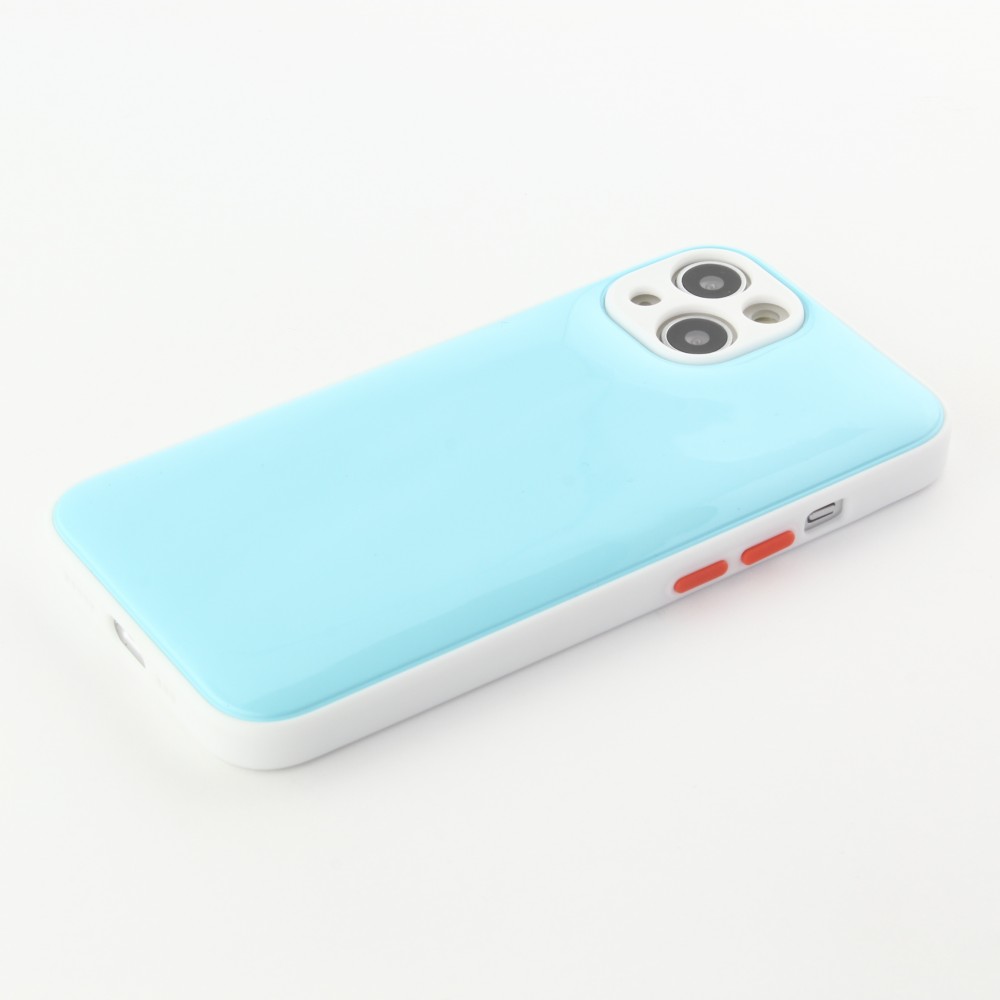 Coque iPhone 13 - Squeeze Jelly - Bleu