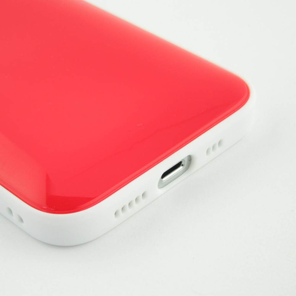 Coque iPhone 13 mini - Squeeze Jelly - Rouge