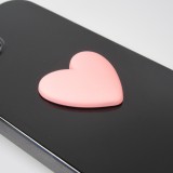 Coque iPhone 13 - Gel Coeur 3D relief - Noir