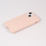 Coque iPhone 13 - Soft Touch rose pâle