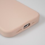 Coque iPhone 13 - Soft Touch rose pâle